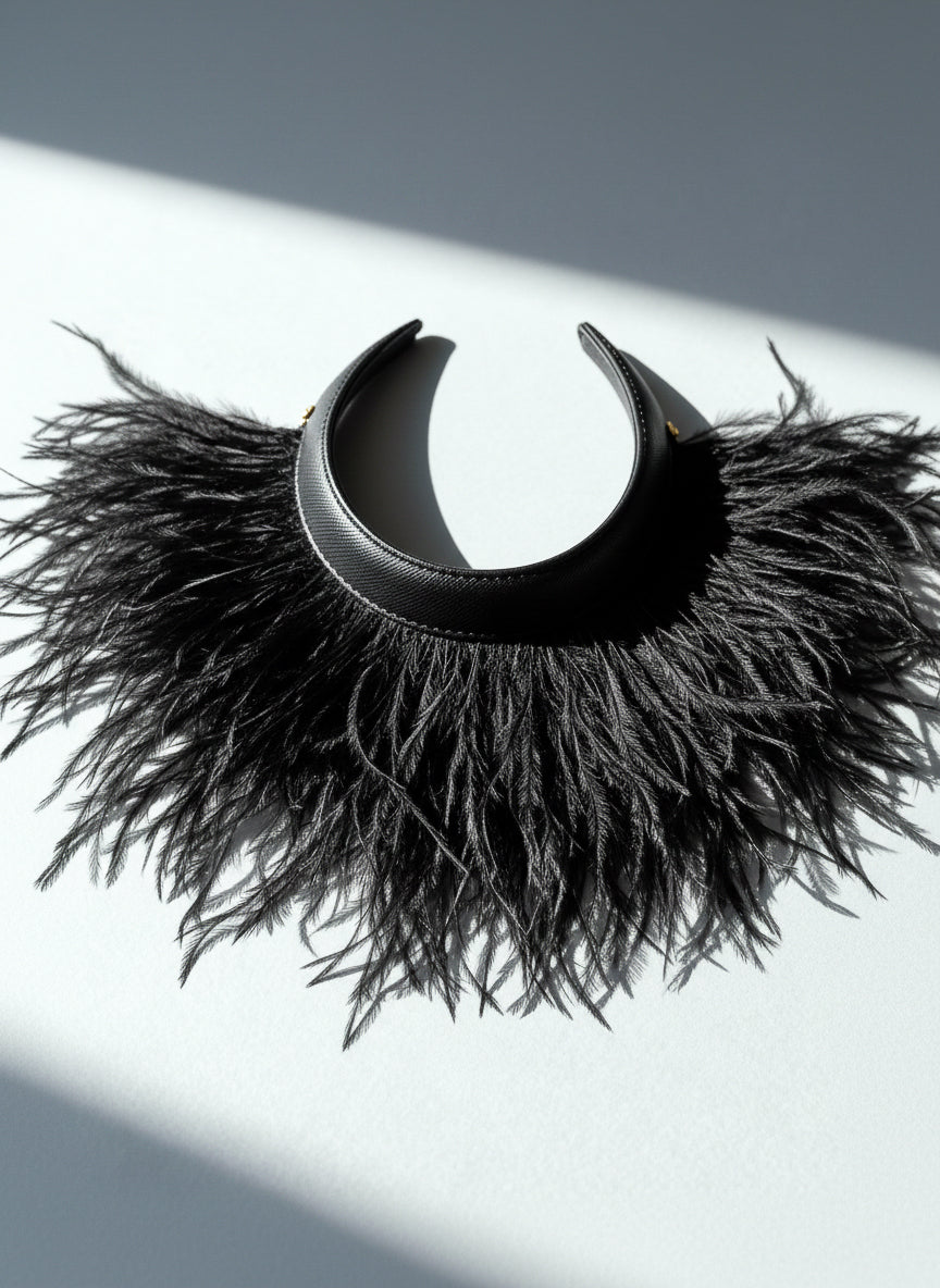 Diana Plume Neck Cuff